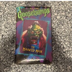 Goosebumps The Haunted Mask VHS Tape Kids Horror Movie 1995